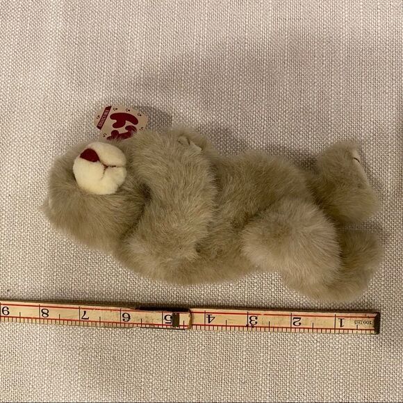 Ty Attic Treasures Collection Bear Dickens Jointed Tan Plush Stuffed Animal 8” - Picture 13 of 16